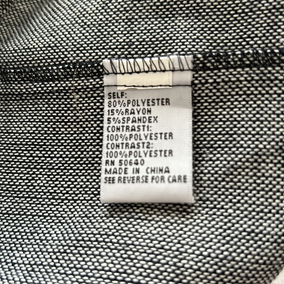 NWT Black & White & Sequin Bodice Dress - Picture 9 of 9